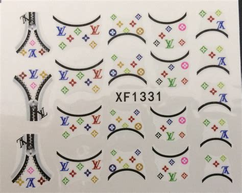 louis vuitton nagel sticker